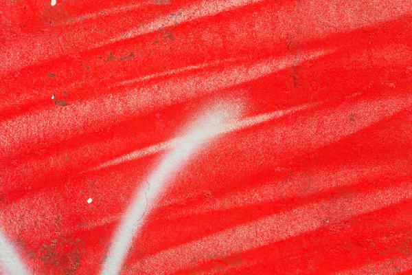 Vernice rossa sulla parete — Foto Stock