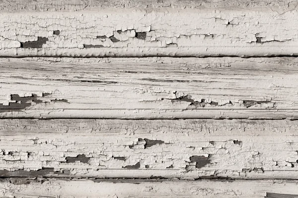 Mur en bois avec peinture blanche — Photo