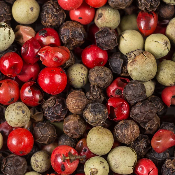 Mix van gekleurde paprika 's — Stockfoto