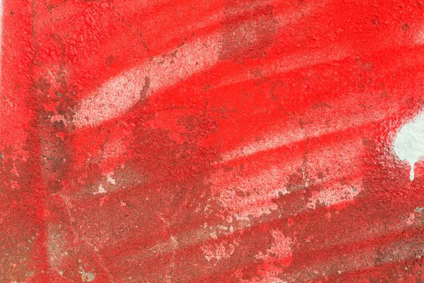 Pintura roja en la pared —  Fotos de Stock