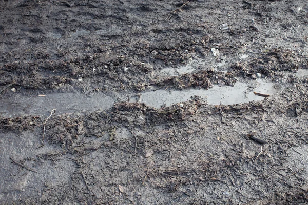 Mud Dirt Track Background — Stock Photo, Image