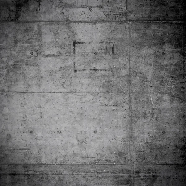 Grungovitá a hladká holá betonová stěna — Stock fotografie