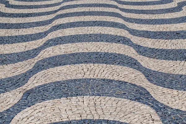 Ondas de piso de azulejos — Fotografia de Stock