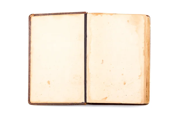 Open Book blank on white — Stock Photo, Image