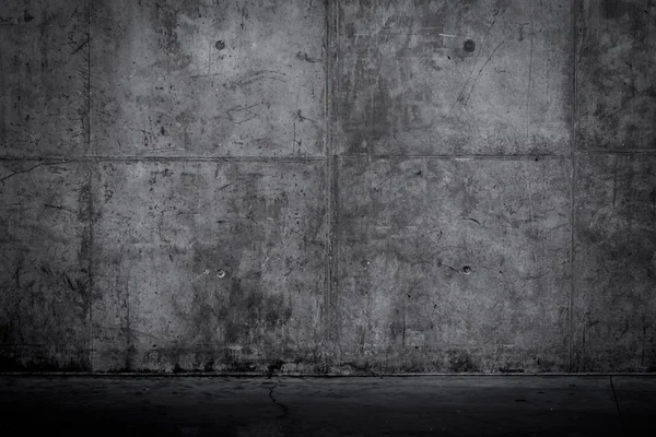 Grungy and smooth bare concrete wall — Stock Photo, Image