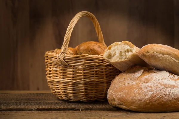 Výběr chleba, pečení výrobků — Stock fotografie