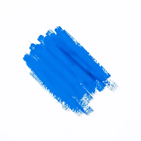 Acidente vascular cerebral tinta azul — Fotografia de Stock