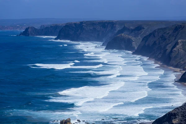 Atlantik vom torre de aspa aussichtspunkt in algarve, portugal — Stockfoto