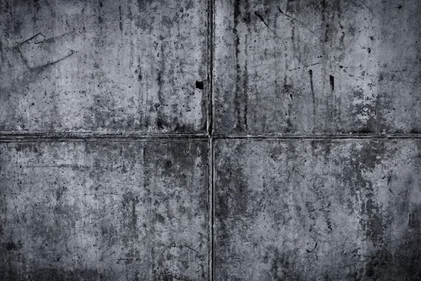 Fondo de pared de hormigón de yeso pintado gris vintage. Borde oscuro — Foto de Stock