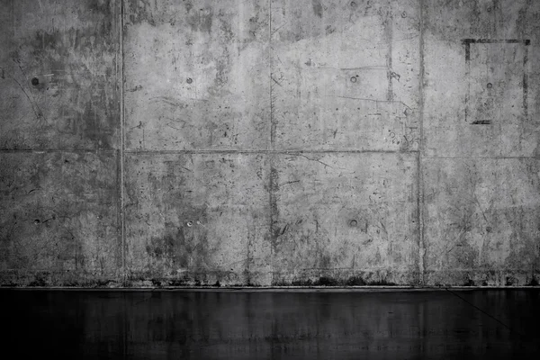 Шорстка і гладка гола бетонна стіна — стокове фото