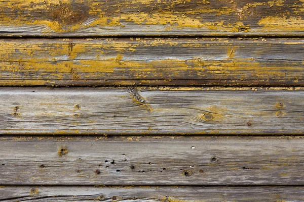 Pintura vieja de madera pintada y astillada . — Foto de Stock