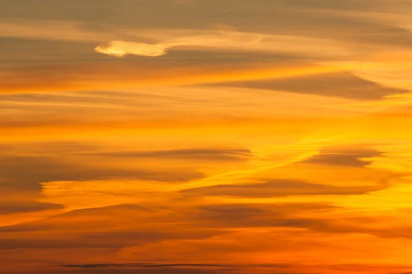 Fogo dramático por do sol — Fotografia de Stock