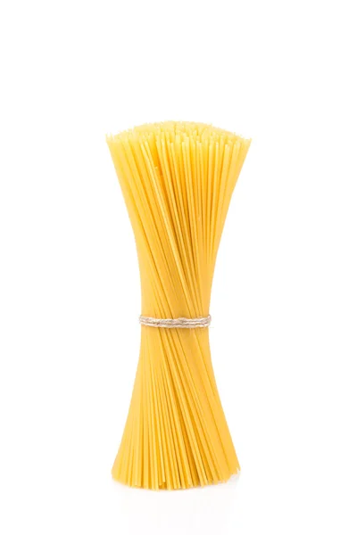 Uncooked pasta spaghetti macaroni — Stock Photo, Image