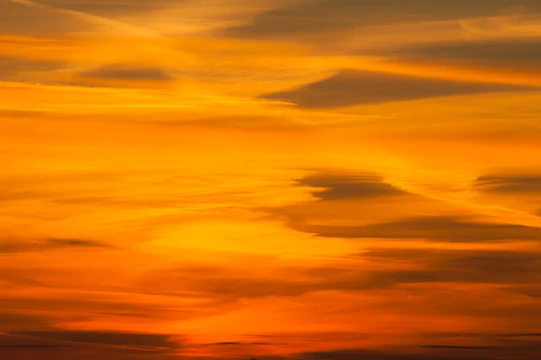 Fogo dramático por do sol — Fotografia de Stock