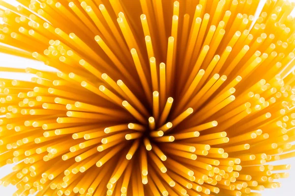 Uncooked pasta spaghetti macaroni — Stock Photo, Image