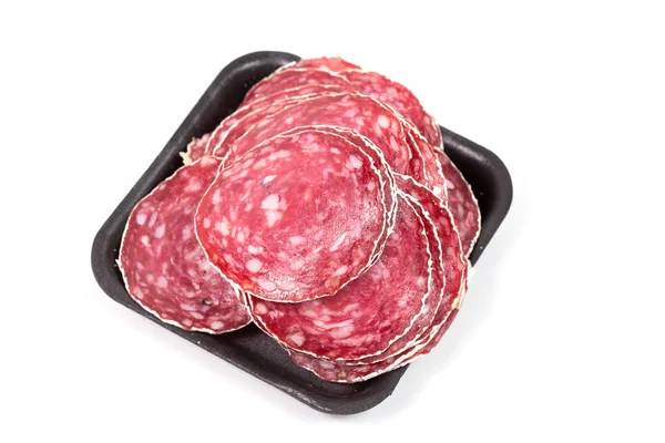 Rodajas de salami — Foto de Stock