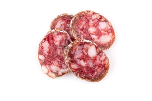 Slices of salami — Stock Photo, Image