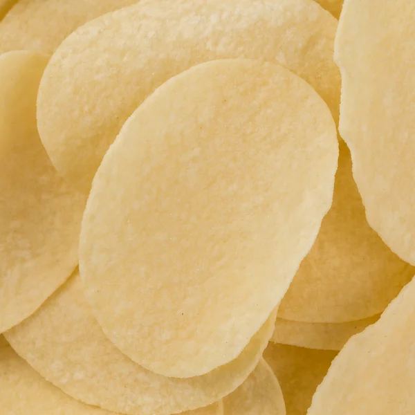 Prepared potato chips snack closeup view — Stock Photo, Image