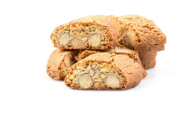 Italienska cantuccini cookie med mandel — Stockfoto
