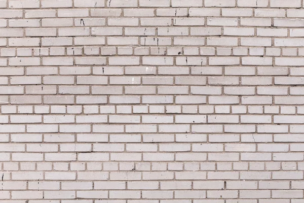 Fond de mur de brique grunge blanc — Photo
