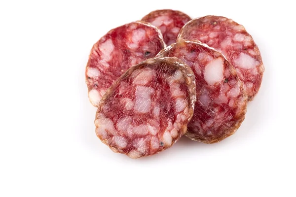 Fette di salame — Foto Stock