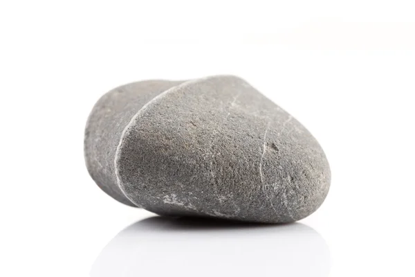 Zen stone - isolated over white — Stock Photo, Image