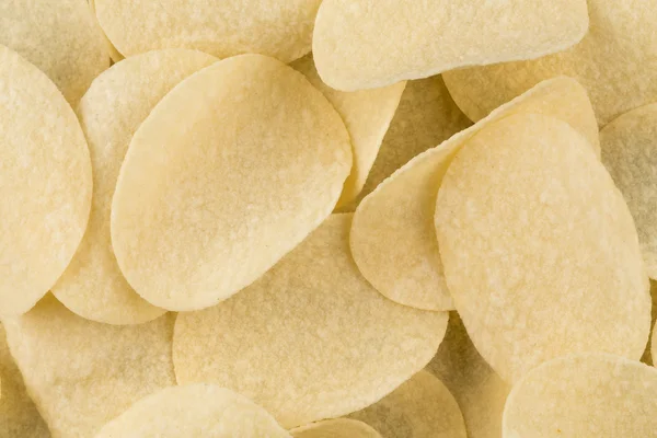 Prepared potato chips snack closeup view — Stock Photo, Image