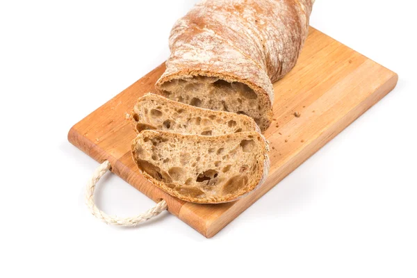 Krojonego chleba na deski do krojenia — Zdjęcie stockowe