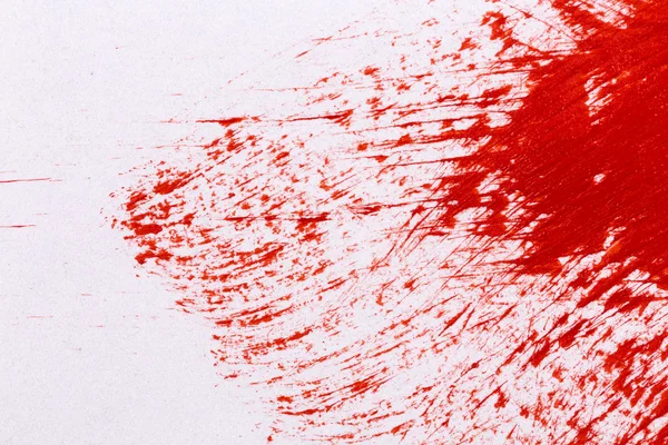 ペイント ブラシの赤いストローク — ストック写真