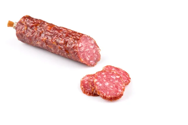 Sliced salami — Stock Photo, Image