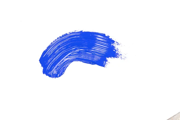 Coup bleu du pinceau — Photo