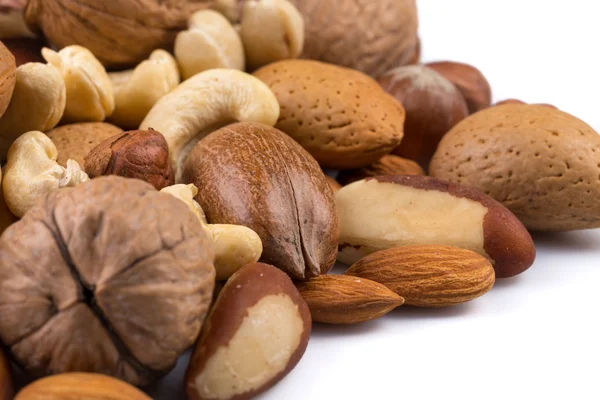 Verscheidenheid van Mixed Nuts — Stockfoto