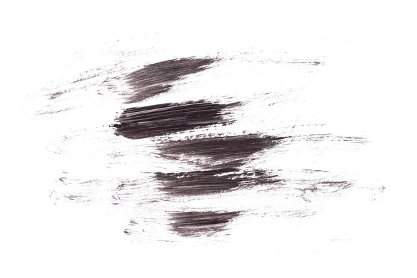 Tinta preta isolada sobre fundo branco — Fotografia de Stock