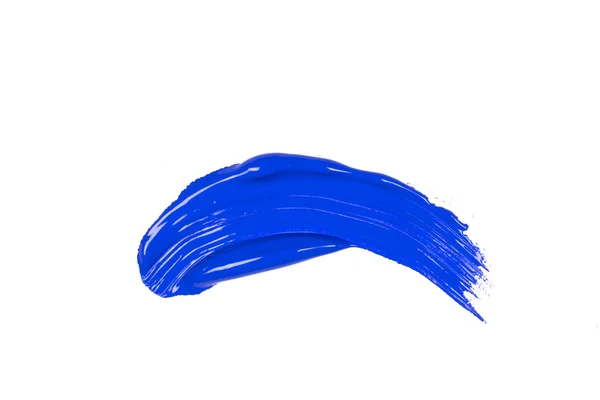 Μπλε πινελιά χρώματος — Φωτογραφία Αρχείου