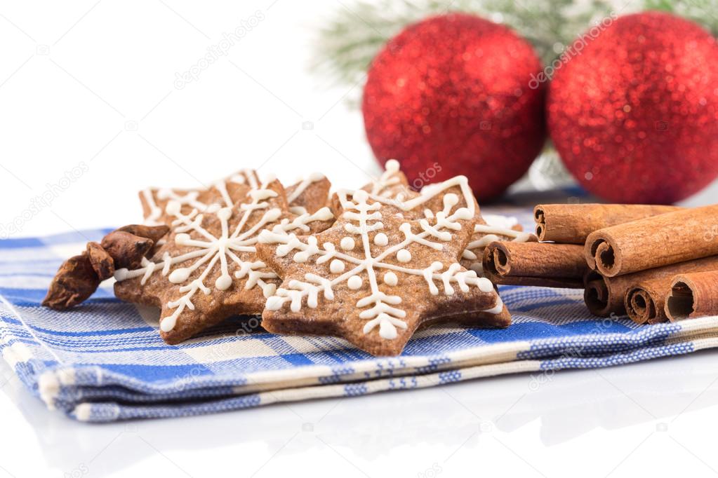 Hand-made Christmas gingerbreads