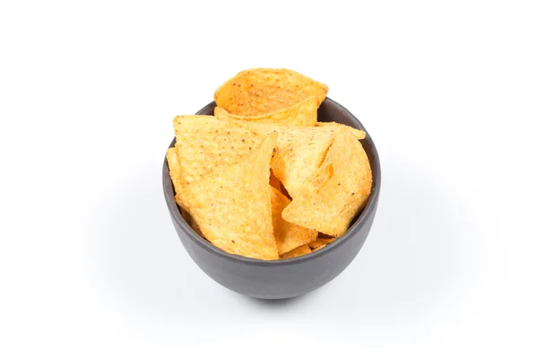 Chips de nachos de milho — Fotografia de Stock