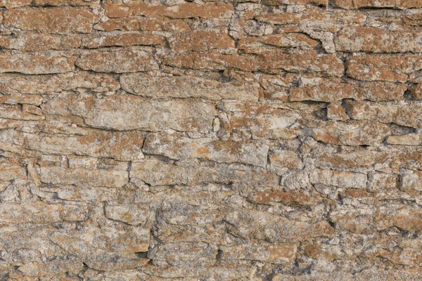 Textura de parede de pedra velha com musgo — Fotografia de Stock