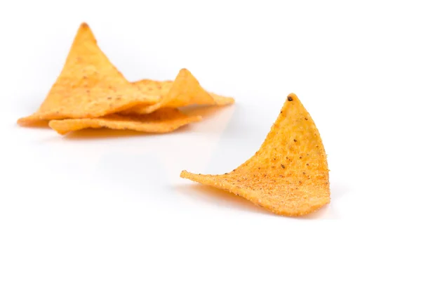 Chips de nachos de milho — Fotografia de Stock