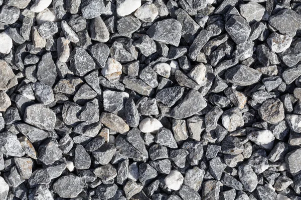 Piedras grises trituradas — Foto de Stock