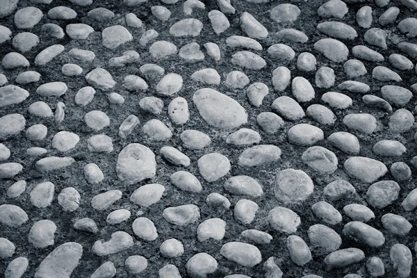 Підлогова доріжка з маленької гальки — стокове фото