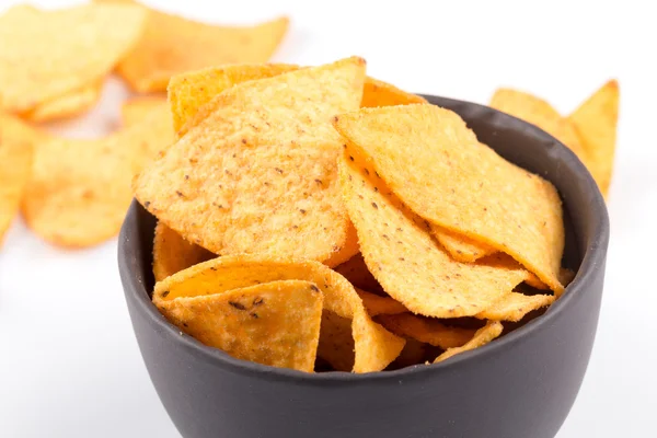 Corn nachos chips — Stock Photo, Image