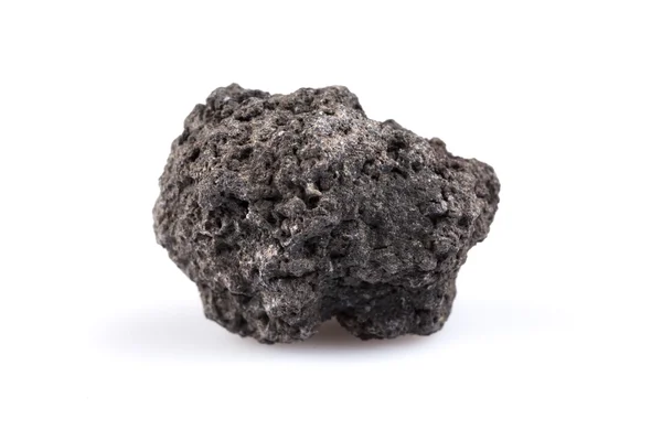 Beyaz bir arka planda volkanik taşlar — Stok fotoğraf