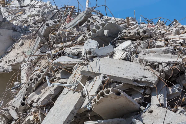 Casa demolida antes de la reconstrucción — Foto de Stock