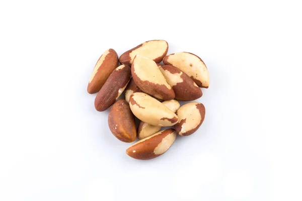 Brasil Nueces en blanco —  Fotos de Stock