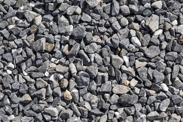 Pedras cinzentas esmagadas — Fotografia de Stock
