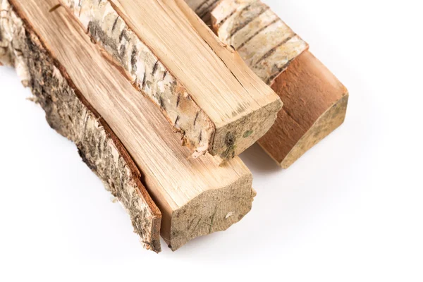 Стек зрубаних колод дров — стокове фото
