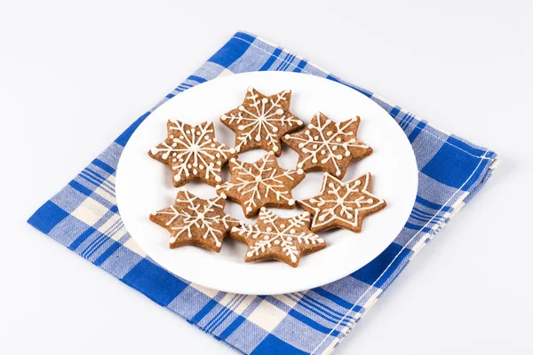 Kerst peperkoek koekjes — Stockfoto