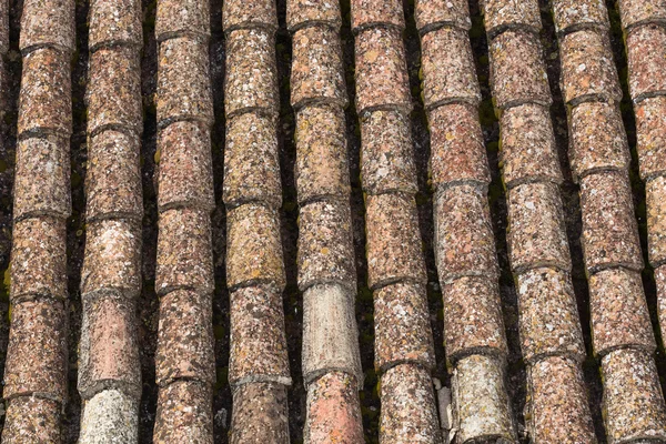 Hintergrund alter Dachziegel — Stockfoto
