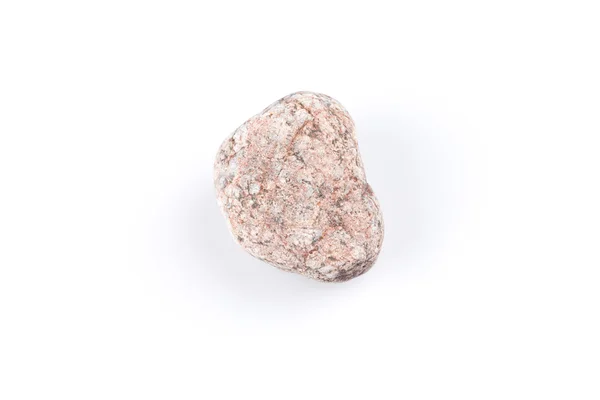Pietra di granito su bianco — Foto Stock