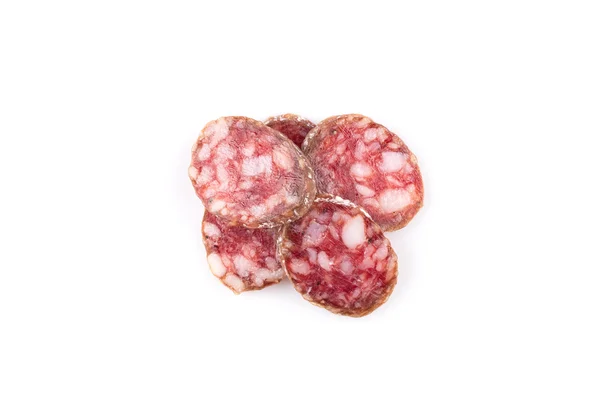 Slices of salami — Stock Photo, Image